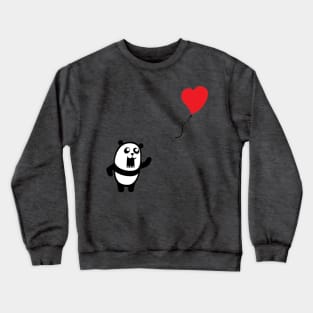 Panda Balloon - Banksy Tribute Crewneck Sweatshirt